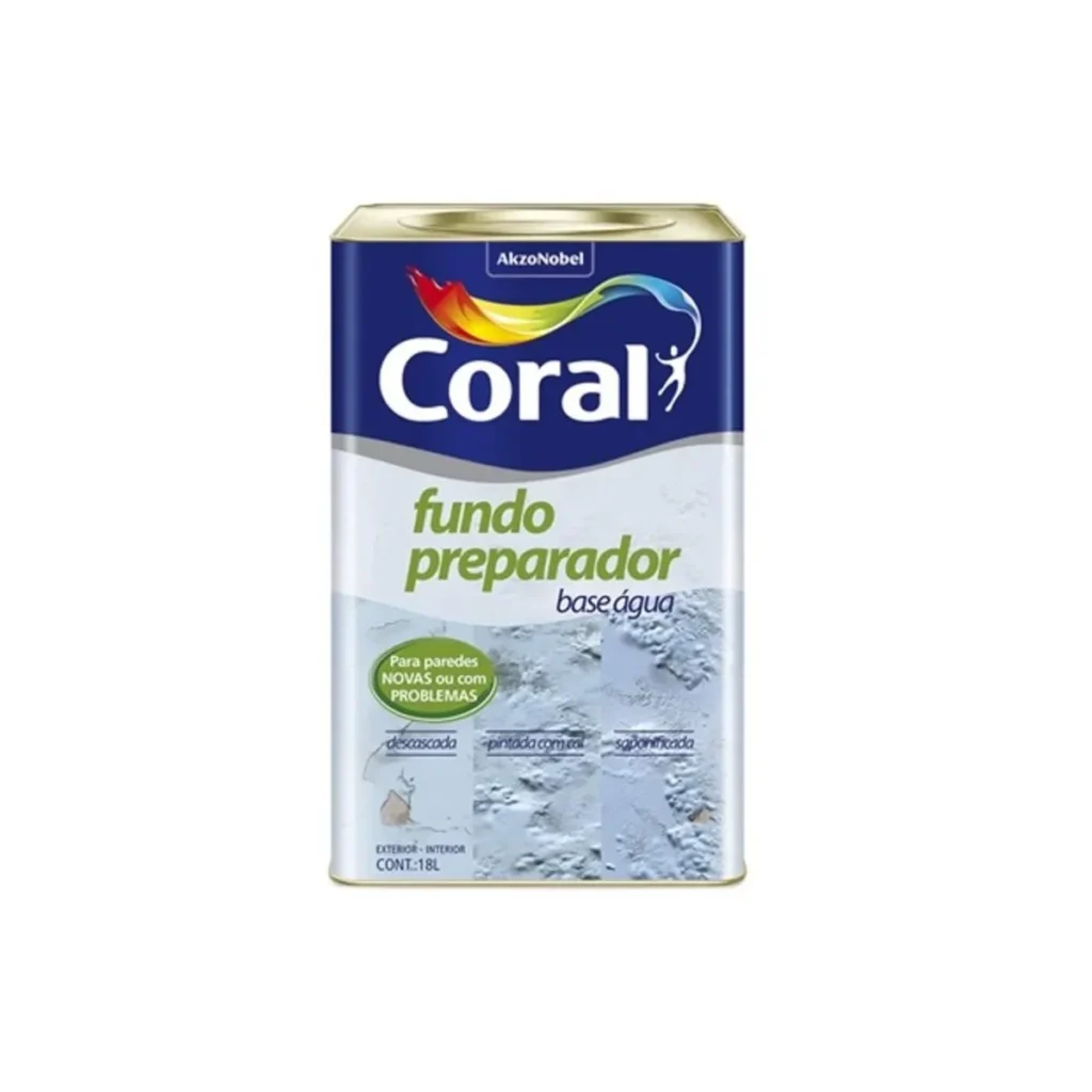 CORAL FUNDO PREPARADOR INCOLOR 18LT LATA