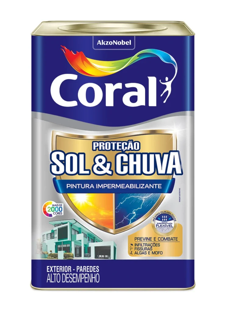 CORAL IMPERABILIZANTE SOL E CHUVA BRANCO 18LT LATA