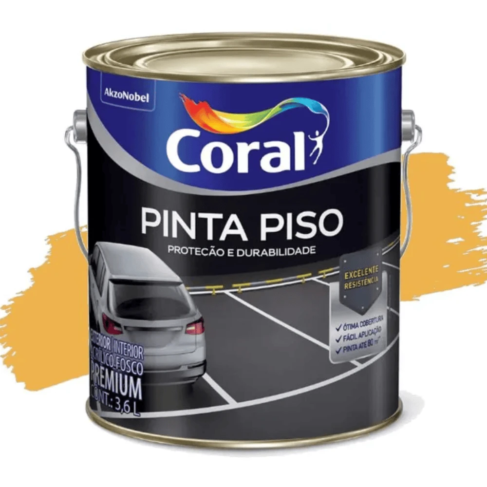 CORAL PINTA PISO AMARELO DEMARCACAO 3 6LT GALAO