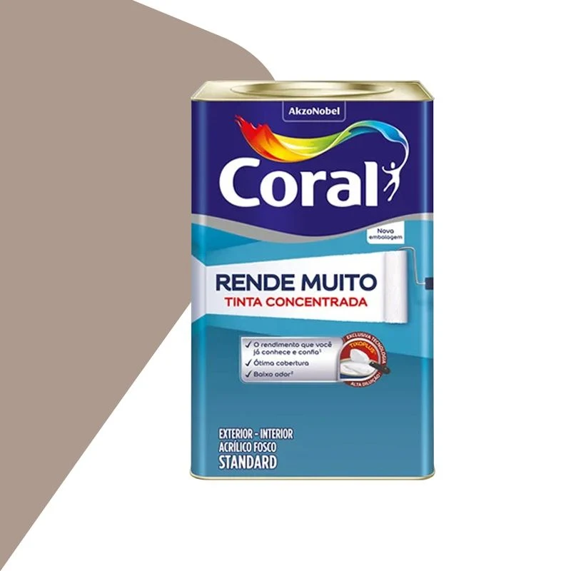 CORAL RENDE MUITO MADEIRA ACIZENTADA 16LT LATA