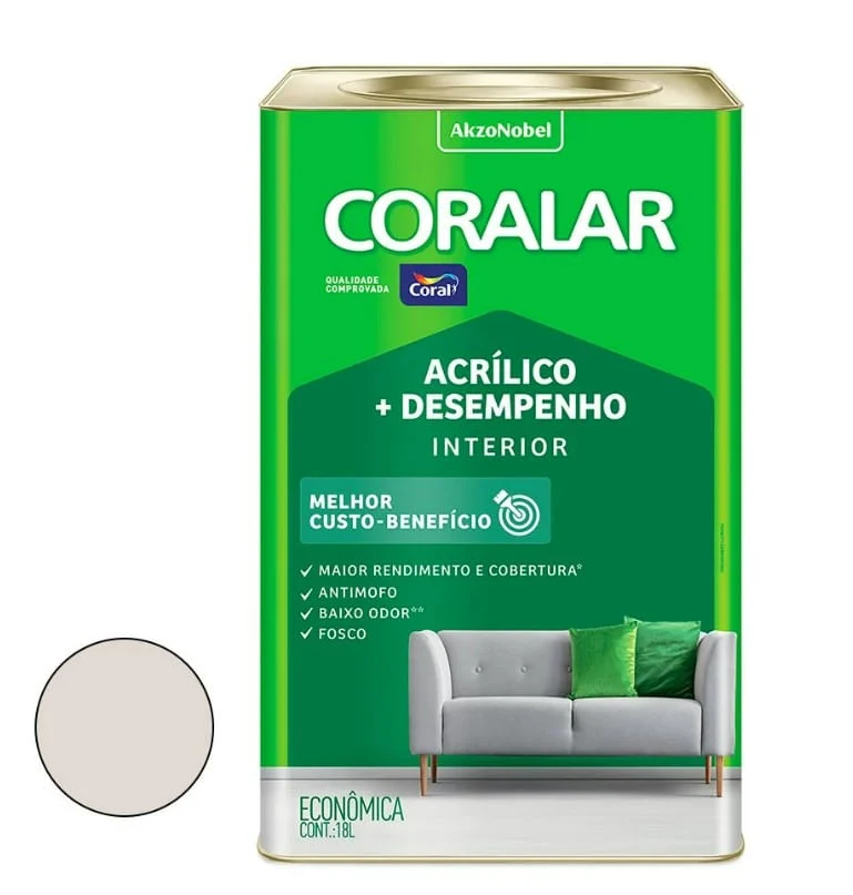 CORALAR ACR BRANCO GELO 18LT LATA