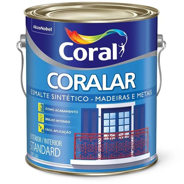 CORALAR ESM CINZA ESCURO AB 3 6LT GALAO