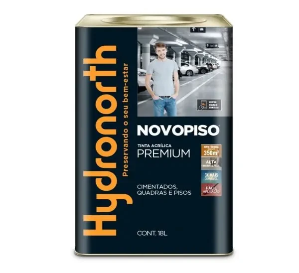 NOVOPISO PRETO 18LT LATA