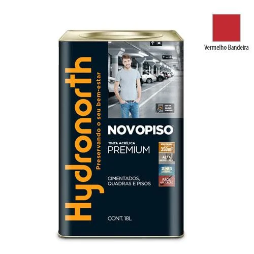NOVOPISO VERMELHO BANDEIRA 18LT LATA